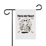 Trick or Treat Ghost Halloween Garden Flag