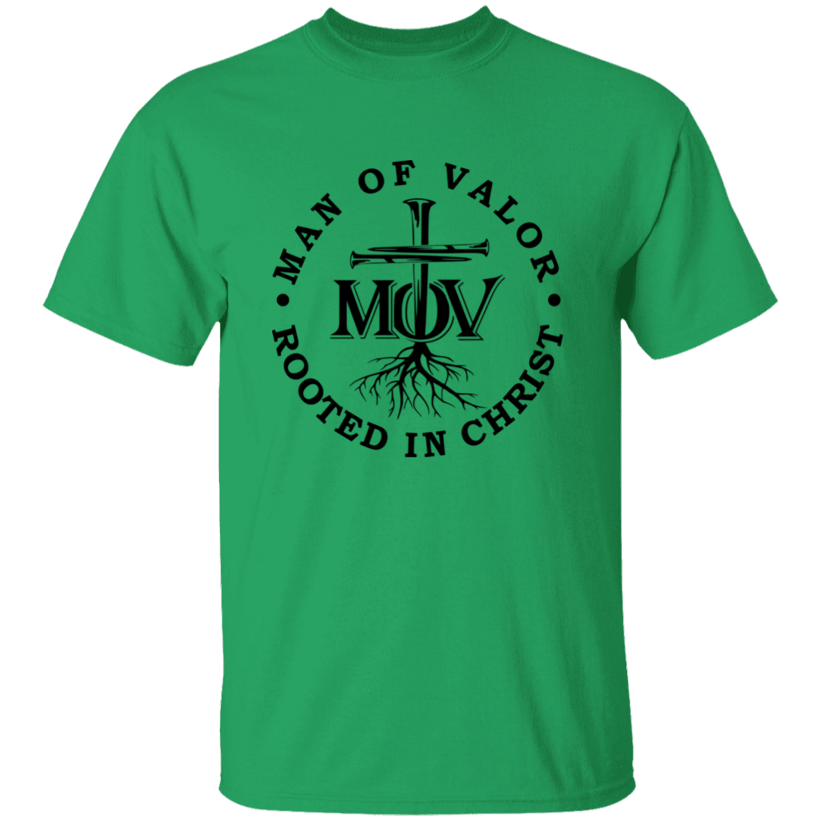 Man of Valor Rooted in Christ | T-shirt