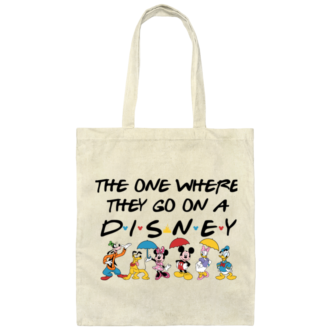 The One Where They Go On A DISNEY | Canvas Tote Bag