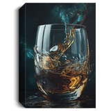 Whiskey Canvas Wall Art | Home Decor for Bar, Man Cave