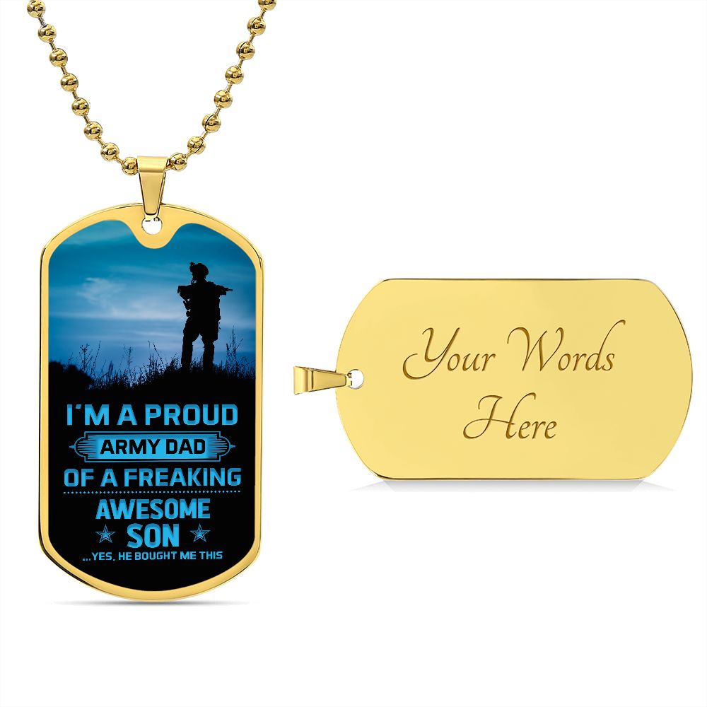 Army Dad Dog Tag