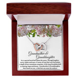 Grandmother & Granddaughter | Interlocking Heart Necklace