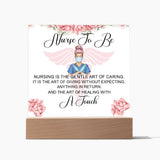 Nurse To Be | Square Acrylic Plaque