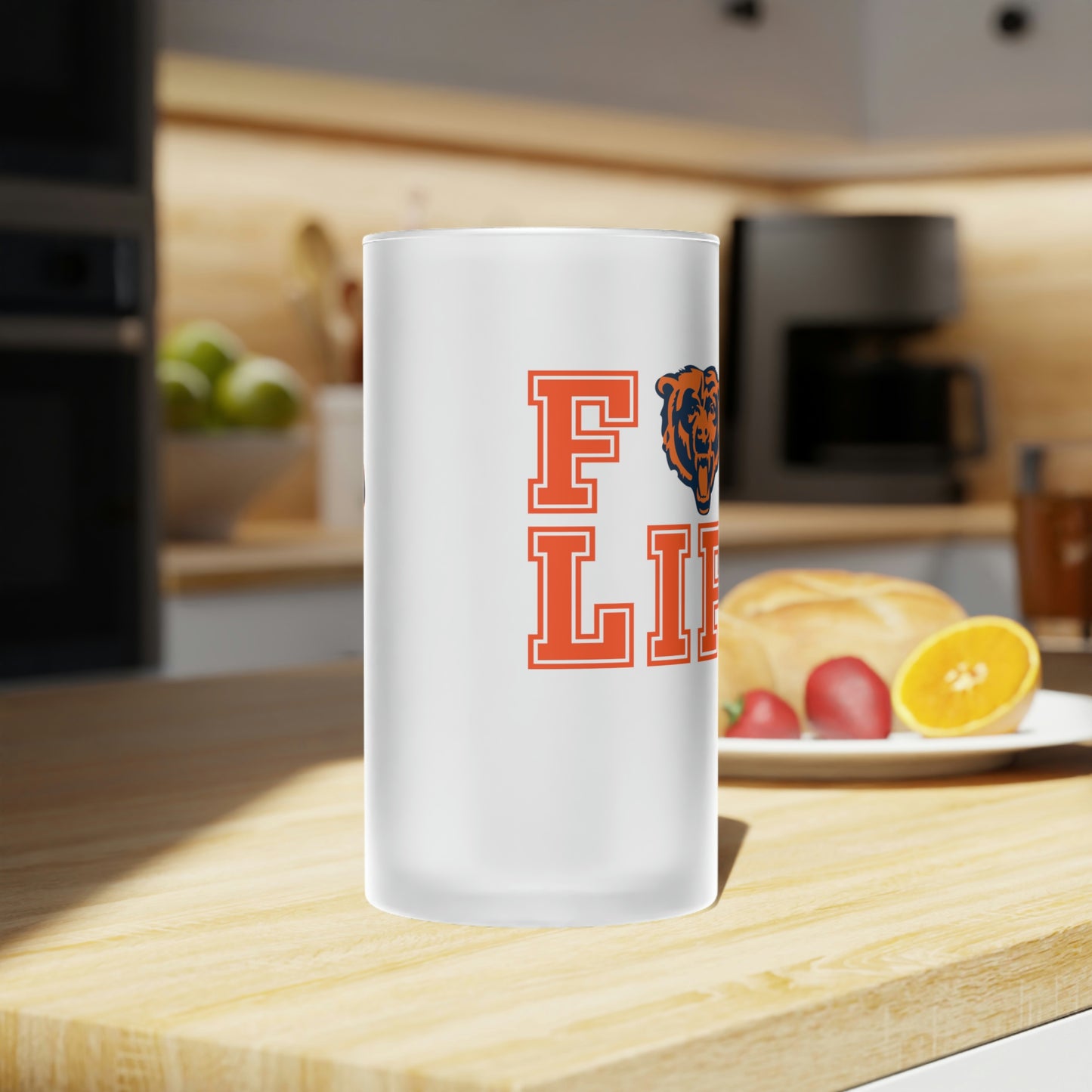 Chicago Bears | Frosted Glass Beer Mug