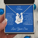 Gift For Mom From Son "Awesome Mom" Eternal Hope Necklace