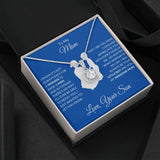 Gift For Mom From Son "Awesome Mom" Eternal Hope Necklace