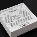 To My Soulmate - Interlocking Necklace