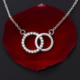 To My Soulmate - Interlocking Necklace