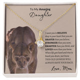 To My Amazing Daughter | Alluring Beauty Necklace