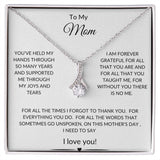 To My Mom "For Everything" Alluring Beauty Necklace
