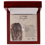 To My Amazing Daughter | Alluring Beauty Necklace