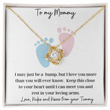 To My Mommy - Love Knot Necklace From Tummy