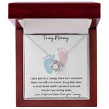 To My Mommy - Love Knot Necklace From Tummy