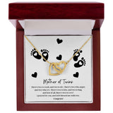 Mother of Twins | Interlocking Hearts Necklace