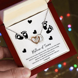 Mother of Twins | Interlocking Hearts Necklace
