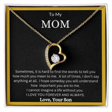 To My Mom - Forever Love Necklace from Son