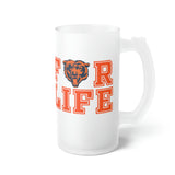Chicago Bears | Frosted Glass Beer Mug