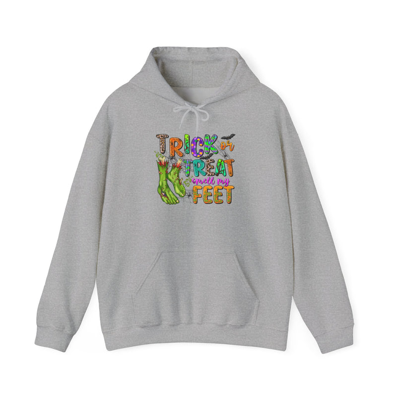 Trick or Treat Smell My Feet Monster Unisex Heavy Blend™ Hooded Sweatshirt