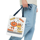 Trick or Treat Smell My Feet Halloween Candy Tote Bag (AOP)