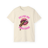 Just A Girl Who Smokes Cigars_Unisex Ultra Cotton Tee