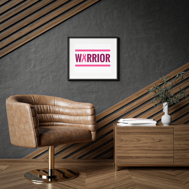 Warrior Cancer Survivor | Matte Framed Poster