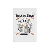 Trick or Treat Ghost Halloween Garden Flag