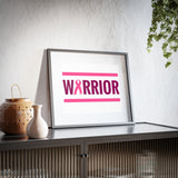 Warrior Cancer Survivor | Matte Framed Poster