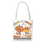 Trick or Treat Smell My Feet Halloween Candy Tote Bag (AOP)