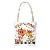 Trick or Treat Smell My Feet Halloween Candy Tote Bag (AOP)