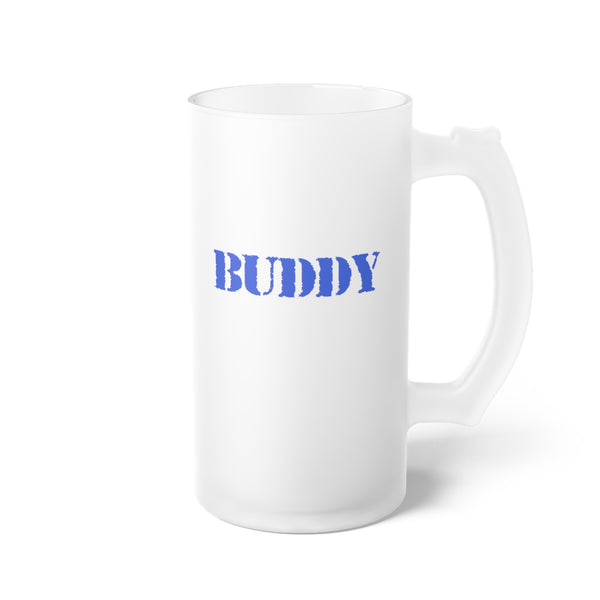 Buddy -Frosted Glass Beer Mug