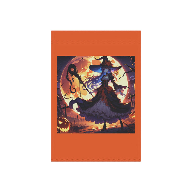 Anime Halloween Garden Flag