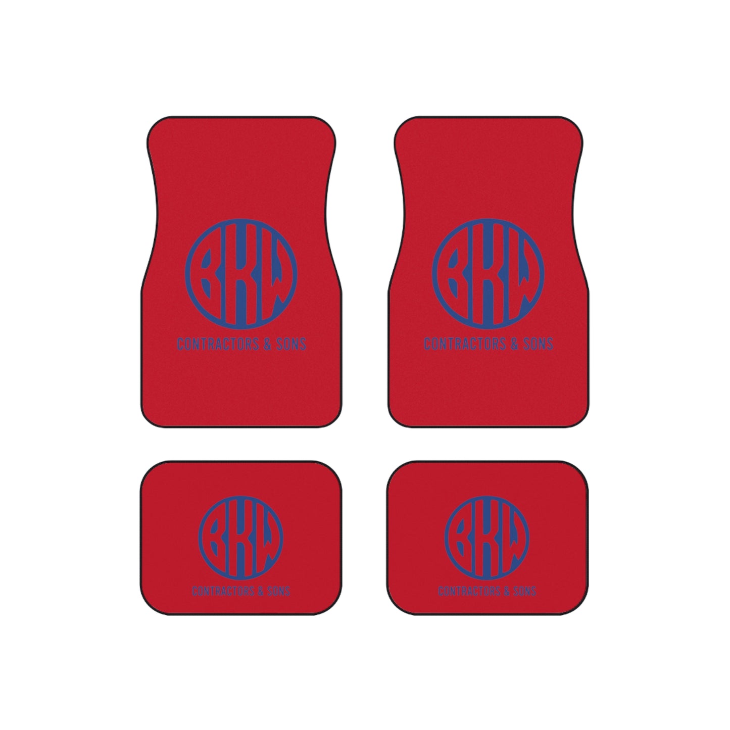 (Add your Logo) BKW | Car Mats (Set of 4)