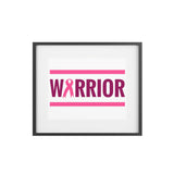 Warrior Cancer Survivor | Matte Framed Poster