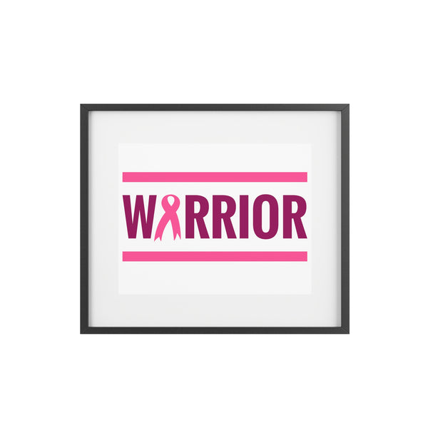 Warrior Cancer Survivor | Matte Framed Poster