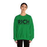 RICH (Realizing I Create Happiness) Unisex Crewneck Sweatshirt