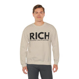 RICH (Realizing I Create Happiness) Unisex Crewneck Sweatshirt