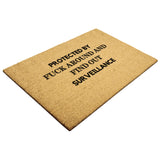 Protected By F*ck Around and Find Out | Front Door Mat | Gift For Any Occasion