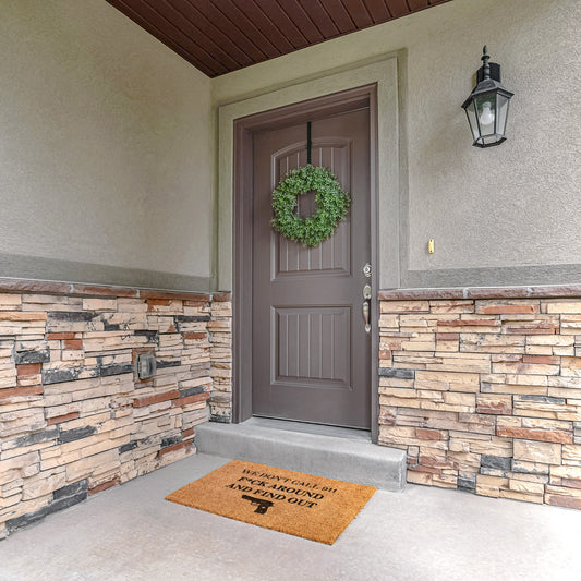 We Don't Call 911 | Front Door Mat | Gift For Any Occasion