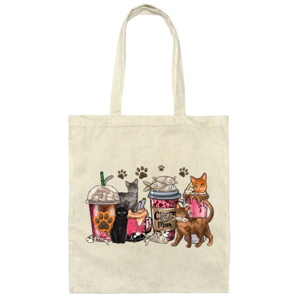 Coffee Cat | Canvas Tote Bag