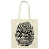 He Knows My Name | Canvas Tote Bag