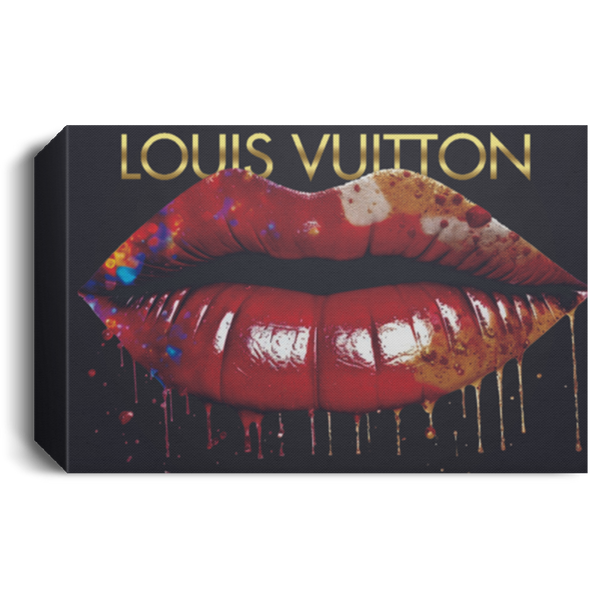 Louis Vuitton Lips Fashion Wall Art