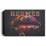 Hermes Lips Fashion Wall Art