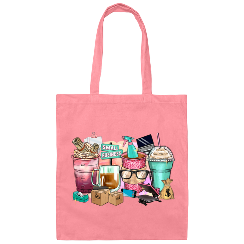 Small_Business_Coffee_Cups | Canvas Tote Bag