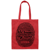 He Knows My Name | Canvas Tote Bag