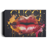 Gucci Lips Fashion Wall Art