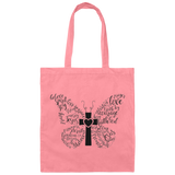 Christian Butterfly | Canvas Tote Bag