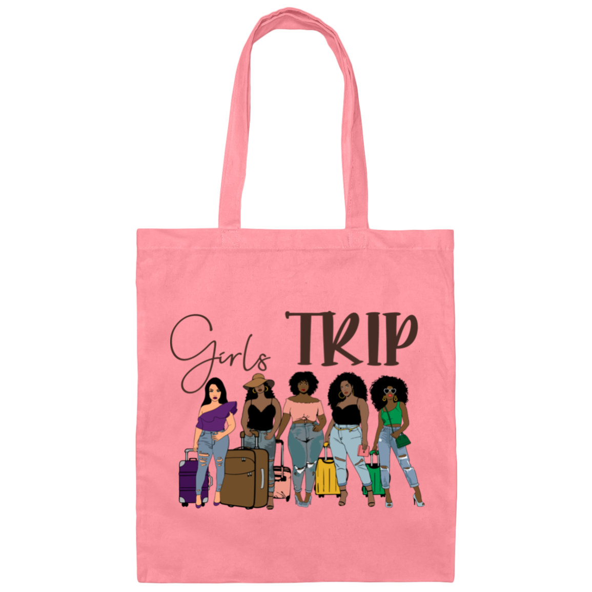 Girls Trip (5 Friends) | Canvas Tote Bag