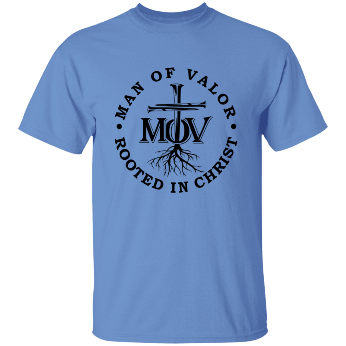 Man of Valor Rooted in Christ | T-shirt