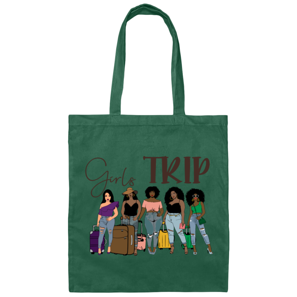 Girls Trip (5 Friends) | Canvas Tote Bag