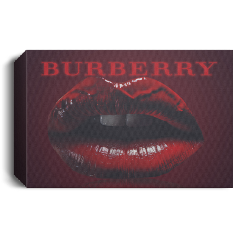 Burberry Lips Fashion Wall Art